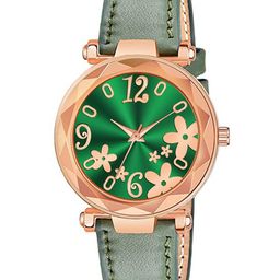 Gopal Shopcart Unisex Printed Round Dial Analogue Watch GR379RG R3 GRE L-image-34