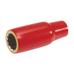 De Neers Dipped Non Sparking Red Socket (20mm), NSI-N-S20D-14