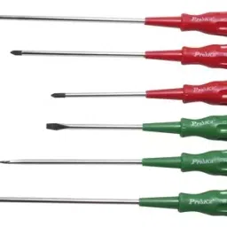 Pro'sKit Long Blade Screwdriver Set 6 Pcs SW-2126-38