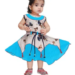 BAESD Floral Printed Fit & Flare Dress-image-35