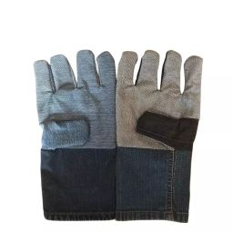 Swavind Safety Hand Gloves Asbestos Fiber 41 cm (16 inch Pair) Length Free Size (Pack of 600 Pair)-picture-13