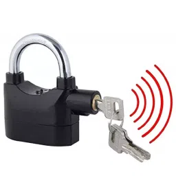 Shopper52 Anti Theft Siren Alarm Padlock with Smart Motion Sensor ALRMLOCK-3