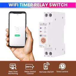 amiciSmart WiFi Timer Switch 220 V Single Phase, Ultra-Compact 1.8 cm with Remote Control & SmartLife App Support, 1xSM-EP-MON image 3