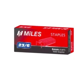 Miles Staple Pin Metal 6 mm Size, 23/6 (1000 Staples)-image-13