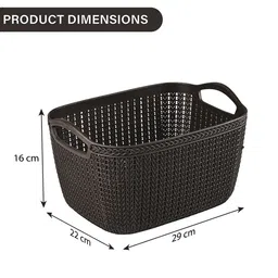 Kuber Industries Brown Set of 2 Regular Multi-Utility Organisers image 4