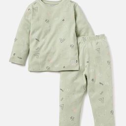 Juniors by Babyshop Girls Printed Pure Cotton Night suit-image-52