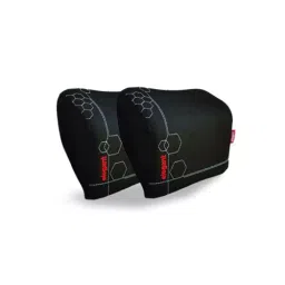 Elegant Zig 30x25x10cm Memory Foam Black Neck Rest D Car Support Pillow (Pack of 2)-image-21