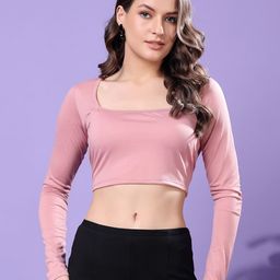 Moda Rapido Cotton Crop Top-image-59