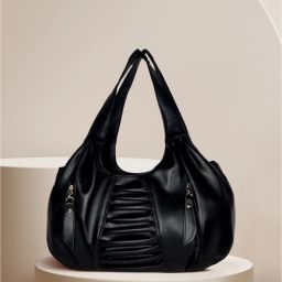 Women Black Hand-held Bag-image-107