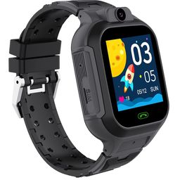 Wearfit Scout 4G Smart Children Watch Waterproof GPS WIFI LBS Location Tracker Card Smart Phone Watch Remote Camera Pedometer With Video And SOS Calling- Black-image-8