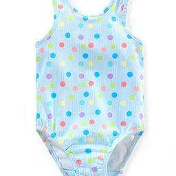 Babyhug V Cut Sleeveless Swimsuit Polka Dots Print - Blue-picture-26