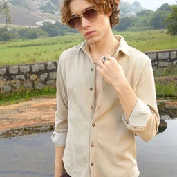 Campus Sutra Men Comfort Opaque Casual Shirt-picture-9