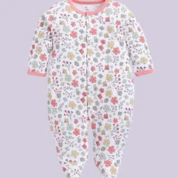 BABY GO Girl's Printed Cotton Sleepsuit-image-87