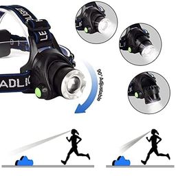 GUDDIES LED Headlamp USB Rechargeable Dual Light Motion Sensor 500 Lumens, 3 and 5 Modes, Waterproof Flashlight for Running, Camping image 4