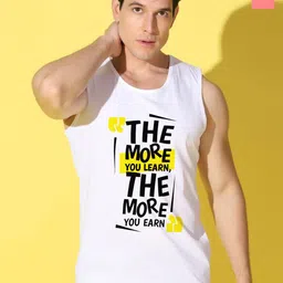 WOOSTRO Pack Of 2 Printed Combed Cotton Gym Vests VWS26(MORE WHITE)(RUN PEACH)-image-43