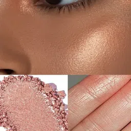 FT FACE TECH 8 Colors 2 In 1 Eyeshadow & Highlighter- 20 g image 3