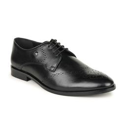 BRITMEN Men Textured Leather Derbys-image-73