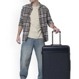 CALVIN KLEIN IN STEREO Range Midnight Navy Hard 31" Large Luggage-85