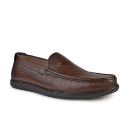 Buckaroo Men Round Toe Leather Boat Shoes-image-23