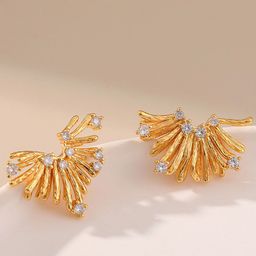 Just Lil Things Artificial Stone Studded Contemporary Studs-44
