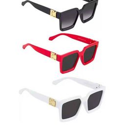 Arzonai Unisex Pack Of 3 Clear Lens & Black Square Sunglasses with UV Protected Lens-picture-47