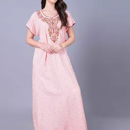 AVYAY Printed Maxi Nightdress-picture-23