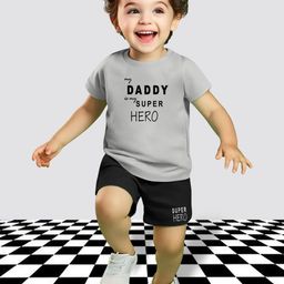 MITANSH Unisex Kids Printed T-shirt with Shorts-image-46