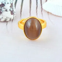 Missmister Gold-Plated Cats Eye Stone Adjustable Finger Ring-10