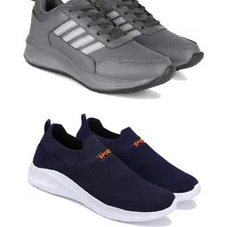 DRACKFOOT Men Non-Marking Running Sports Shoes-image-96