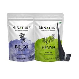 MINATURE Set Of 2 Henna & Indigo Powder - 227 g Each-56