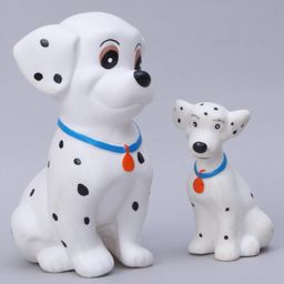 Speedage Dalmatian Dog Squeezy Toys Set of 2 - White-18
