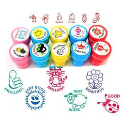 FunBlast Motivation Stamps Pack of 10 -  Multicolor-20
