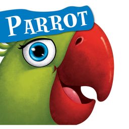 Board Book Parrot Cutout Board Book - English-71