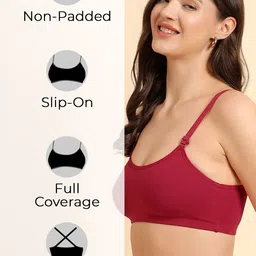 KOMLI Bralette Bra Full Coverage image 2