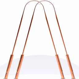 Nurpi Set Of 2 Copper Tongue Cleaner-6