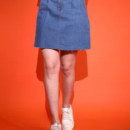Kotty A-Line Above Knee Skirts-image-2