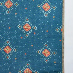 VASTRAMAY Men Bandhani Printed Regular Sequinned Kurta with Trousers & With Dupatta image 4