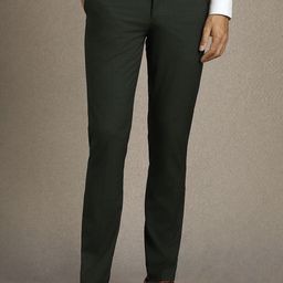 Louis Philippe Men Slim Fit Mid-Rise Formal Trousers-picture-32