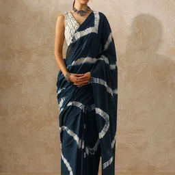 Moara Tie and Dye Printed Pure Cotton Saree-picture-33