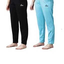 Pack of 2 Women Cotton Relax Fit Pyjama-image-53