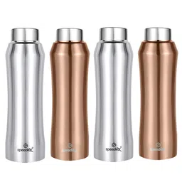 Speedex Rose Gold & Silver 4 Pieces Stainless Steel Water Bottle - 1000 ml Each-image-42