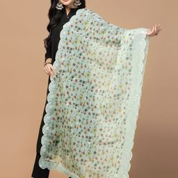 Kaizen TEXO FAB Printed Organza Dupatta image 2