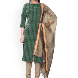 RUDRAA FAB Art Silk Unstitched Dress Material-image-10