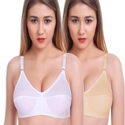 FEATHER LINE white and baige Full Coverage bra-image-63
