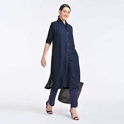 Saltpetre Long Shirt With Trouser Co-Ords-image-76