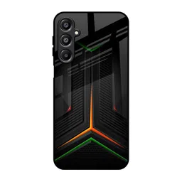 QRIOH Modern Ultra Chevron Printed Samsung Galaxy A16 5G Glass Back Case-picture-37