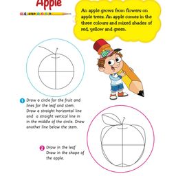 om books international How to Draw Fruits Step by Step Drawing Book - English image 3