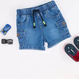 Pantaloons Baby Boys Washed Denim Shorts-picture-37