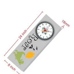 OLIVE TREE White & Black Printed Wall Clock image 3