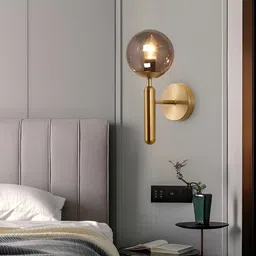 GAUVIK Gold-Toned Glass Ceiling Lamp-image-87